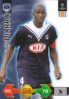 Alou Diarra Girondins de Bordeaux 2009/10 Panini Super Strikes CL #132